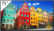 Sony FW-75BZ30J 75" BRAVIA 4K Ultra HD HDR Professional Display Digital Signage Display Sony