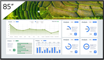 Sony FW-85BZ30L 85" 4K HDR Professional Digital Signage Display Sony Digital Signage Sony