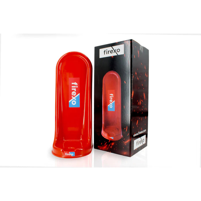 Firexo Red Fibreglass Single Fire Extinguisher Stand Fire Extinguisher Stand Firexo