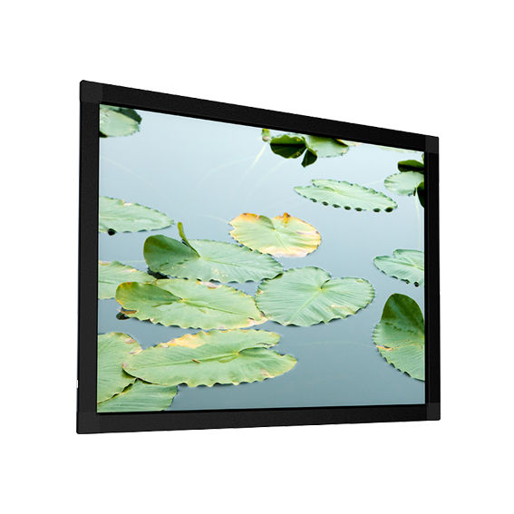 Screen International FE250X156-WHT Flat Elastic 16:10 Ratio 250 x 156.3cm Fixed Frame Projector Screen