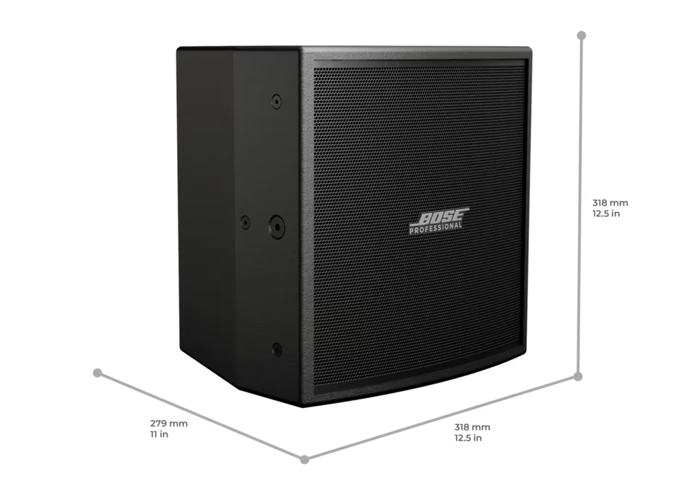 BOSE Forum FC108 Full Range Black Wired 150W Loudspeaker | A00205-0100 Loudspeaker BOSE