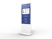 Moove SMB55HD9-TW – 55" White Freestanding PCAP Touch Screen Poster Freestanding Digital Signage Display ScreenMoove