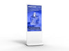 Moove L55HD9-TW – 55" White Freestanding PCAP Touch Screen Poster Freestanding Digital Poster ScreenMoove