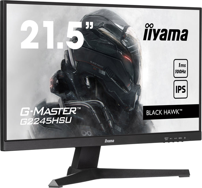 iiyama G-Master 21.5" 100Hz IPS Full HD Desktop Monitor | G2245HSU-B2 Gaming Monitor iiyama