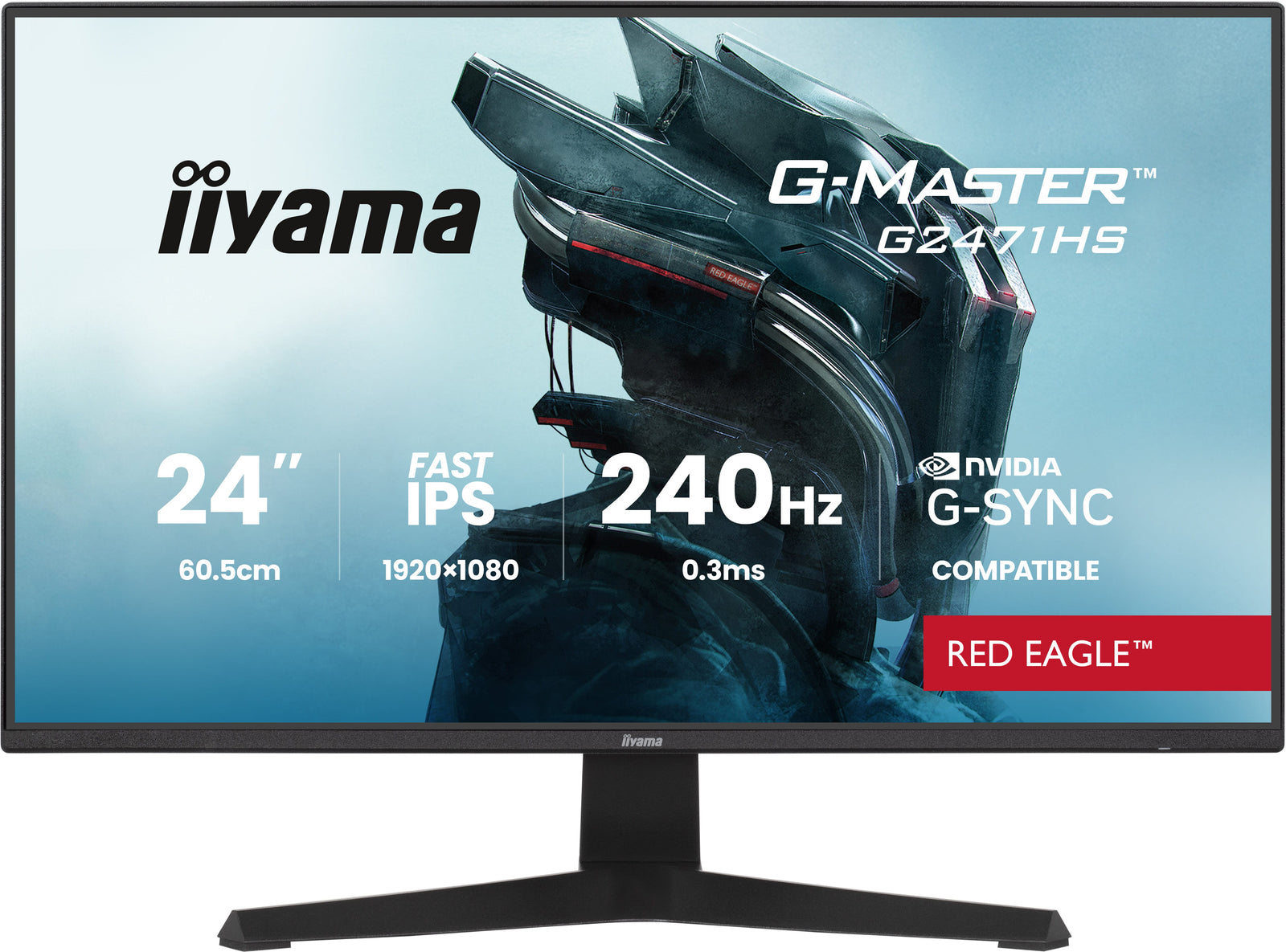 iiyama G-Master G2471HS-B1 24" 240Hz 0.3ms Full HD Gaming Monitor Gaming Monitor iiyama