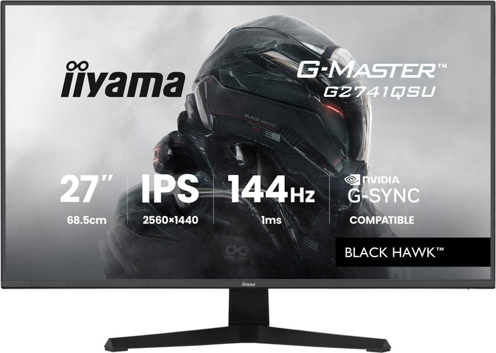 iiyama G-Master G2741QSU-B1 27" 144Hz 1ms QHD Gaming Monitor Gaming Monitor iiyama
