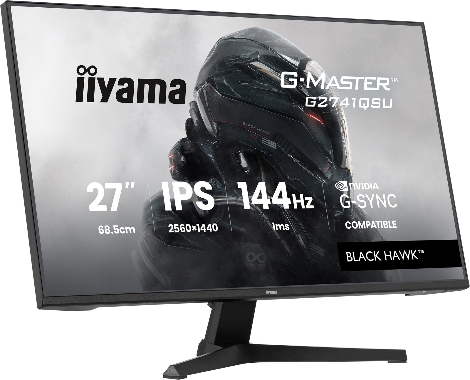 iiyama G-Master G2741QSU-B1 27" 144Hz 1ms QHD Gaming Monitor Gaming Monitor iiyama