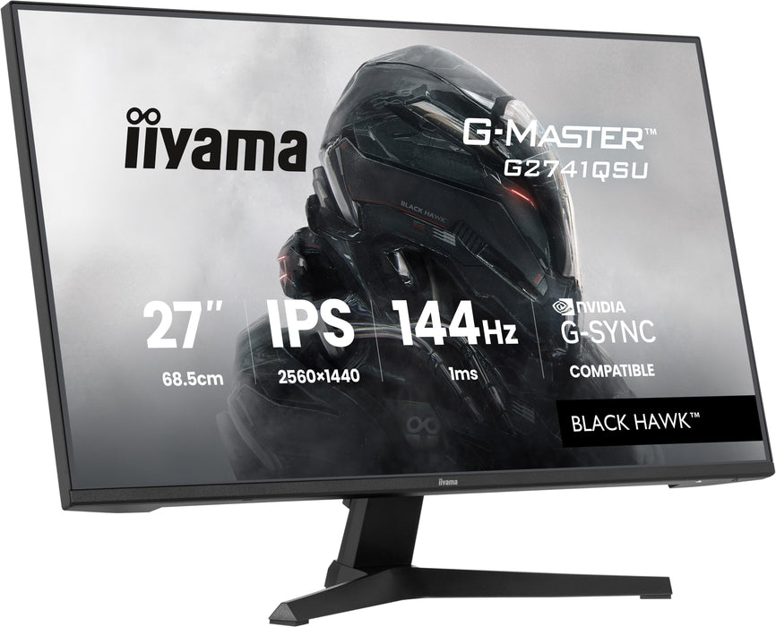 iiyama G-Master G2741QSU-B1 27" 144Hz 1ms QHD Gaming Monitor Gaming Monitor iiyama