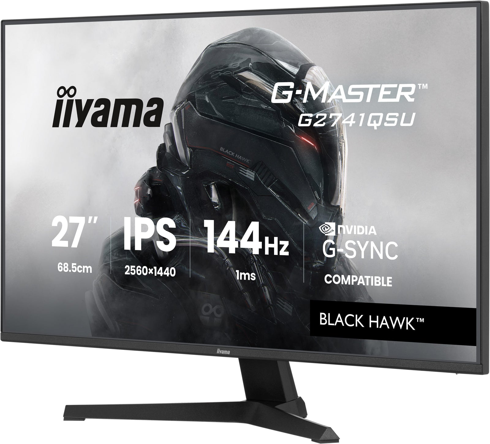 iiyama G-Master G2741QSU-B1 27" 144Hz 1ms QHD Gaming Monitor Gaming Monitor iiyama