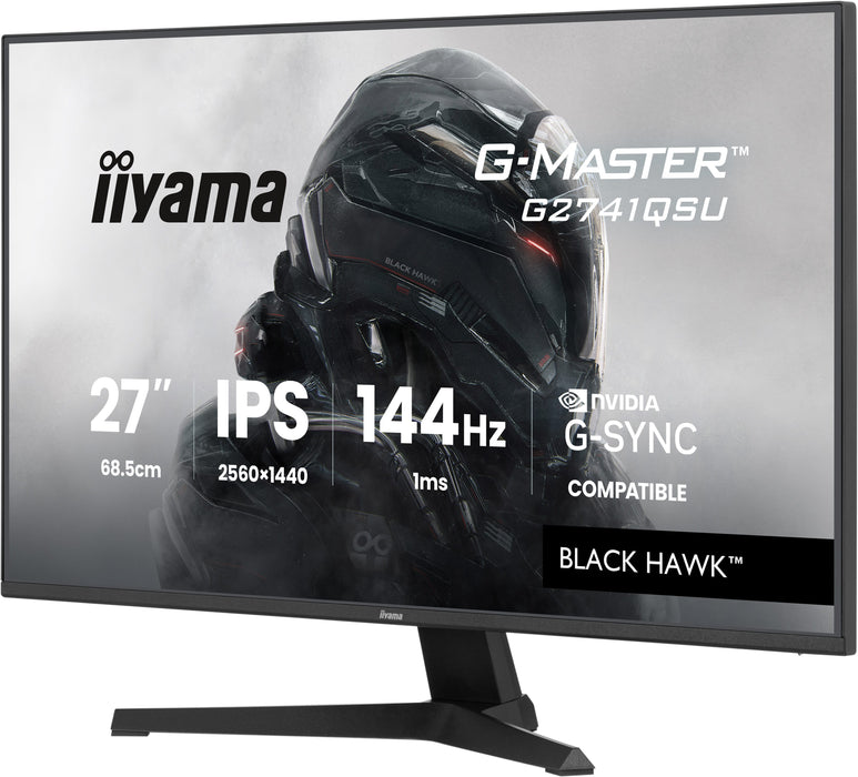 iiyama G-Master G2741QSU-B1 27" 144Hz 1ms QHD Gaming Monitor Gaming Monitor iiyama