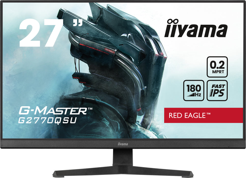 iiyama G-Master G2770QSU-B6 27" 180Hz 0.2ms WQHD Desktop Monitor