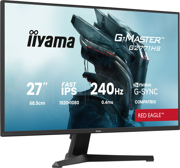 iiyama G-Master G2771HS-B1 27" 240Hz 0.4ms Full HD Gaming Monitor Gaming Monitor iiyama