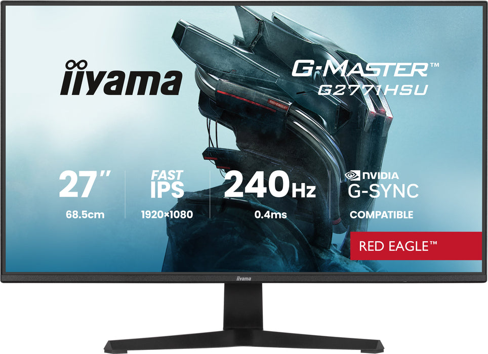iiyama G-Master G2771HSU-B1 27" 240Hz 0.4ms Full HD Gaming Monitor Gaming Monitor iiyama