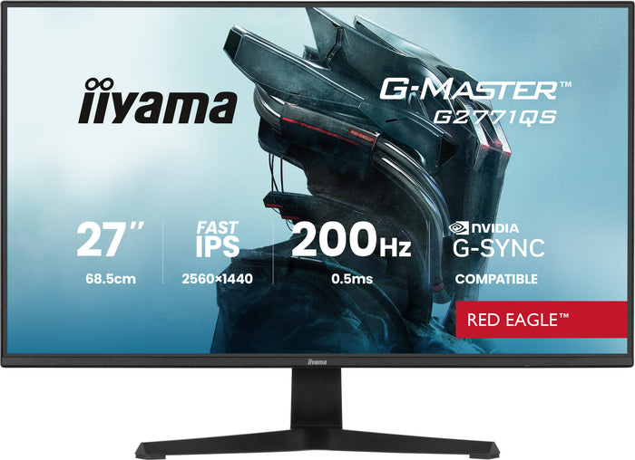 iiyama G-Master G2771QS-B1 27" 200Hz 0.5ms WQHD Gaming Monitor Gaming Monitor iiyama