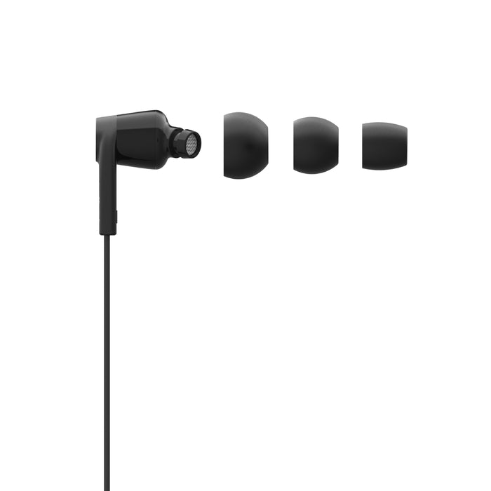 Belkin Rockstar Headphones Wired In-ear Calls/Music Black | G3H0001BTBLK