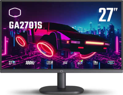 Cooler Master 27" 100Hz Full HD IPS Gaming Monitor | GA2701S Gaming Monitor Cooler Master