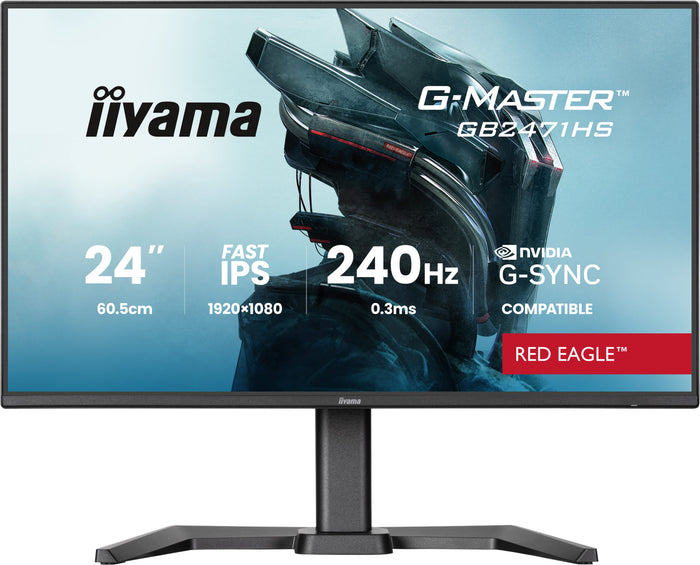 iiyama G-Master GB2471HS-B1 24" 240Hz 0.3ms Full HD Gaming Monitor Gaming Monitor iiyama