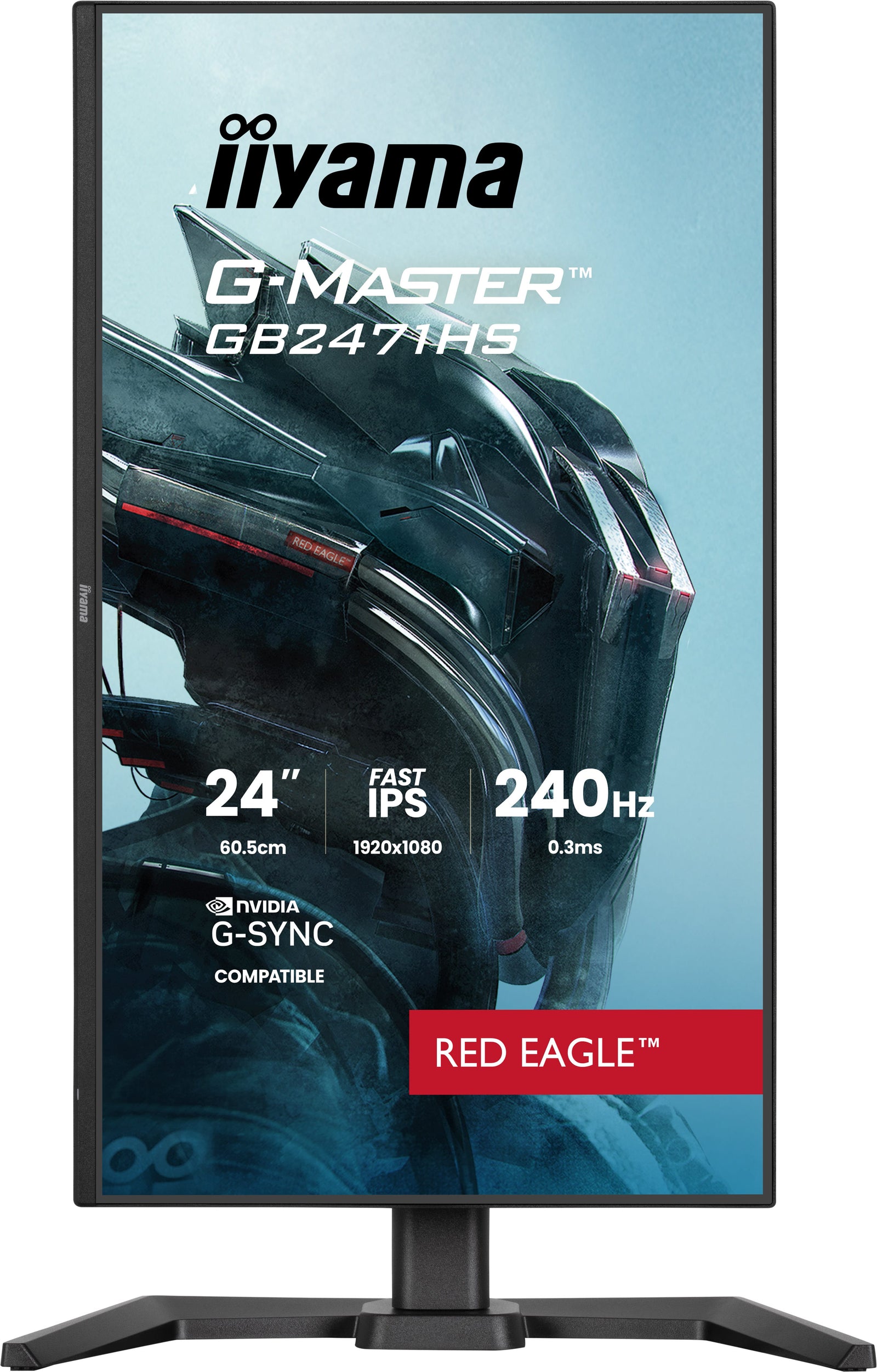 iiyama G-Master GB2471HS-B1 24" 240Hz 0.3ms Full HD Gaming Monitor Gaming Monitor iiyama