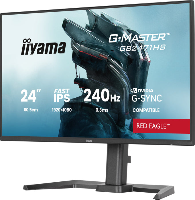 iiyama G-Master GB2471HS-B1 24" 240Hz 0.3ms Full HD Gaming Monitor Gaming Monitor iiyama