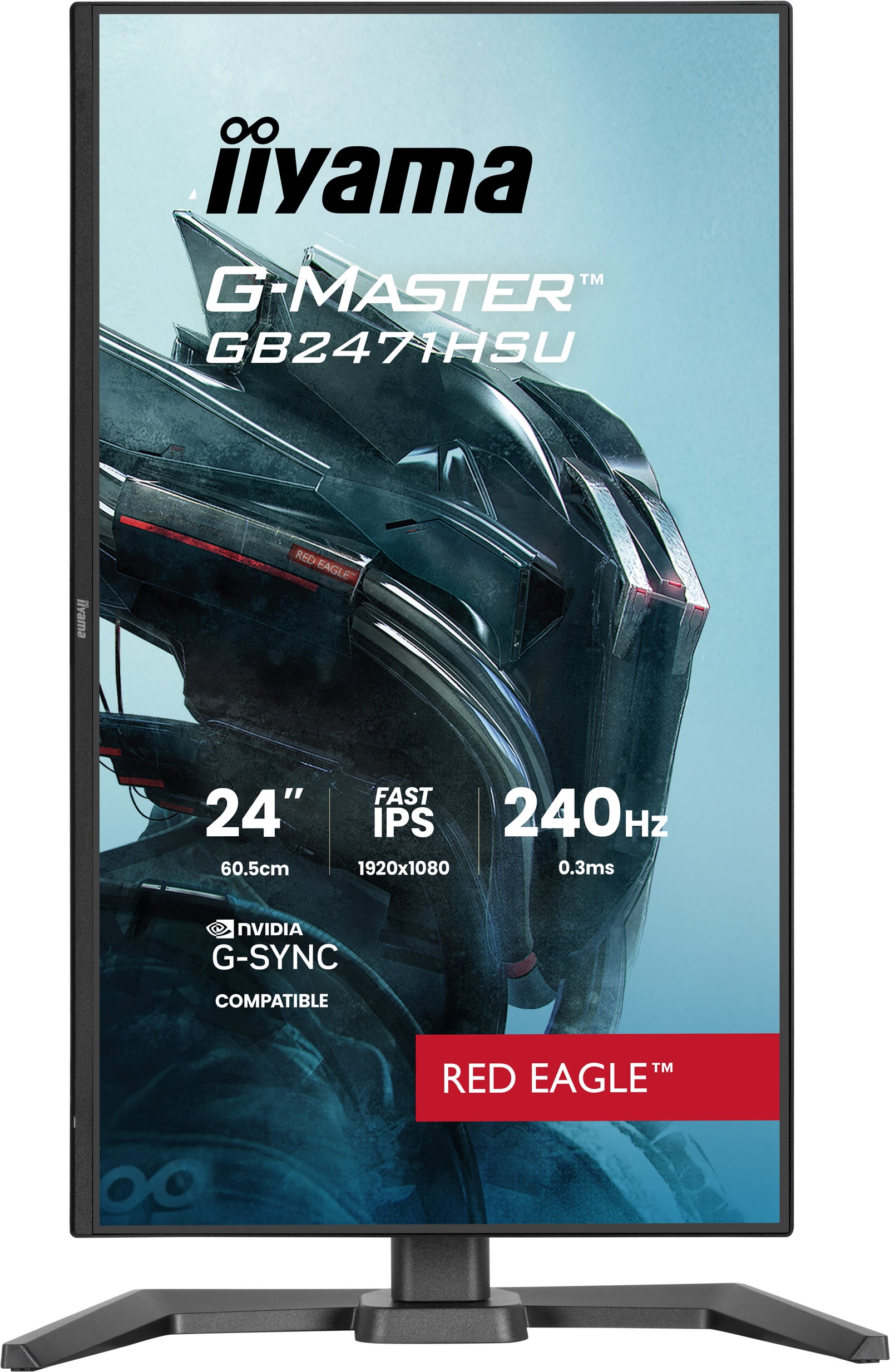 iiyama G-Master GB2471HSU-B1 24" 240Hz 0.3ms Full HD Gaming Monitor Gaming Monitor iiyama