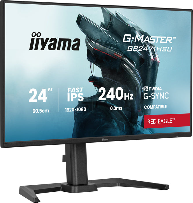iiyama G-Master GB2471HSU-B1 24" 240Hz 0.3ms Full HD Gaming Monitor Gaming Monitor iiyama