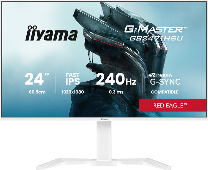iiyama G-Master GB2471HSU-W1 24" 240Hz 0.3ms Full HD Gaming Monitor Gaming Monitor iiyama
