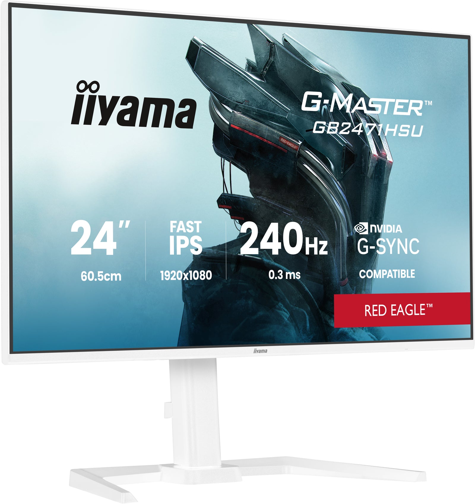 iiyama G-Master GB2471HSU-W1 24" 240Hz 0.3ms Full HD Gaming Monitor Gaming Monitor iiyama