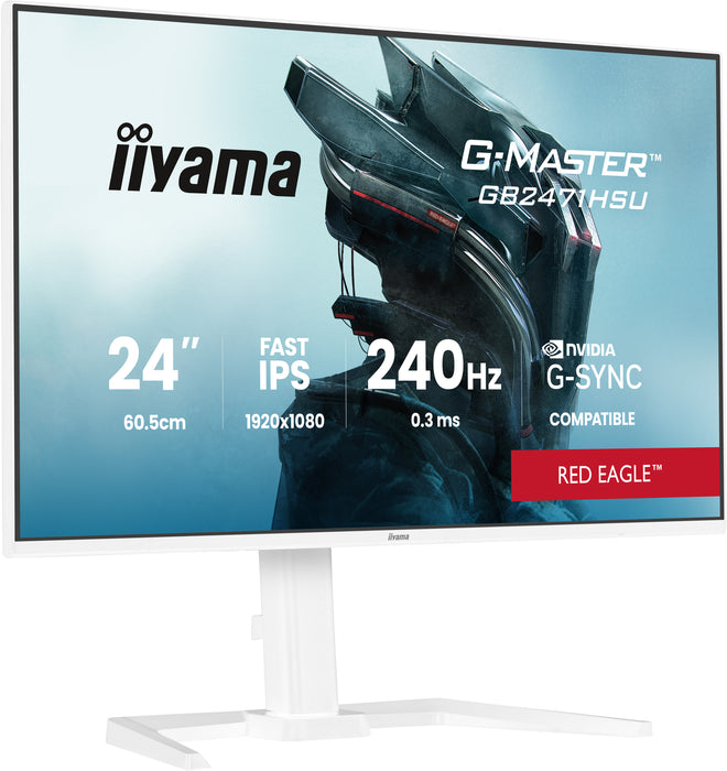 iiyama G-Master GB2471HSU-W1 24" 240Hz 0.3ms Full HD Gaming Monitor Gaming Monitor iiyama