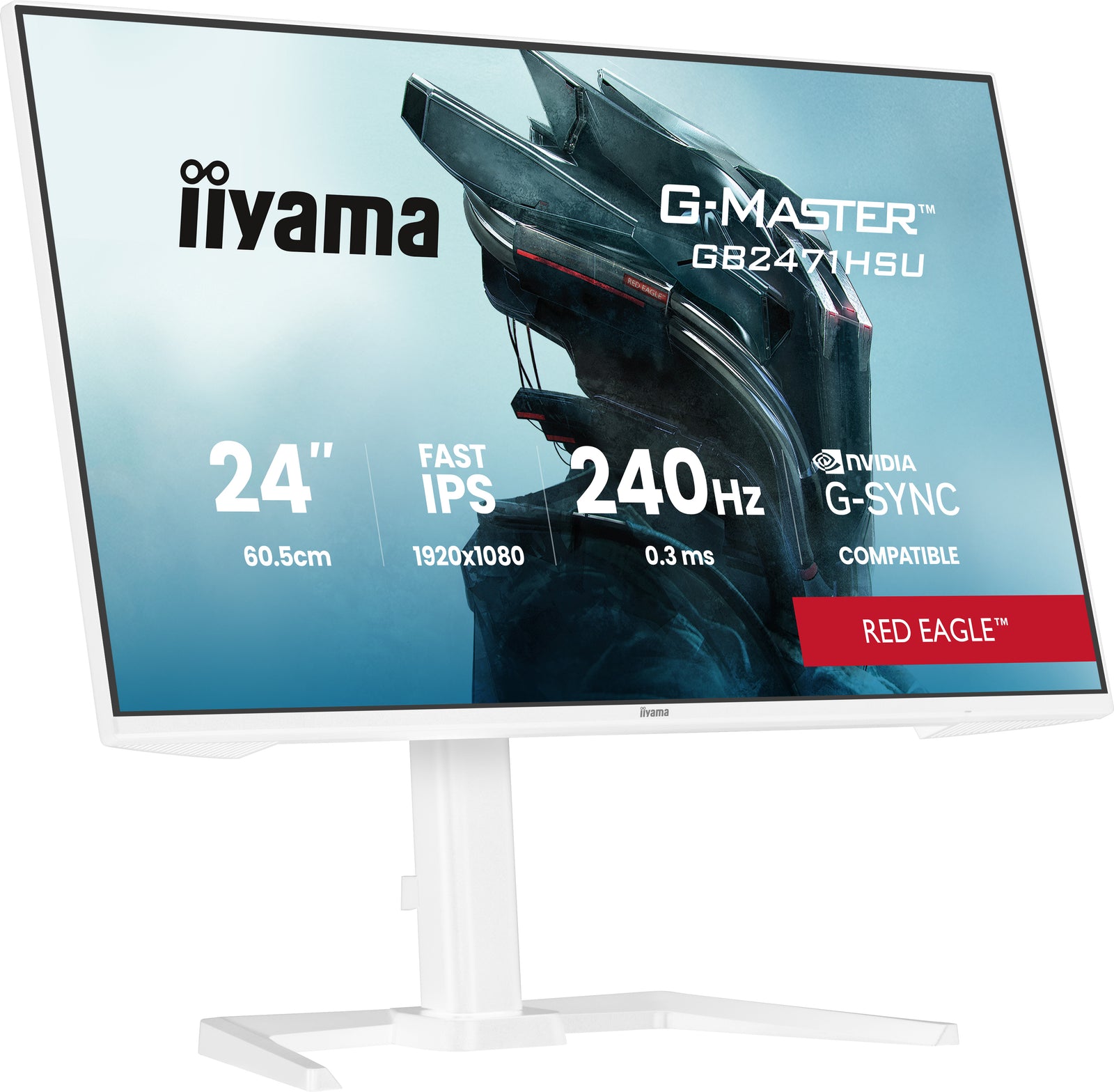iiyama G-Master GB2471HSU-W1 24" 240Hz 0.3ms Full HD Gaming Monitor Gaming Monitor iiyama