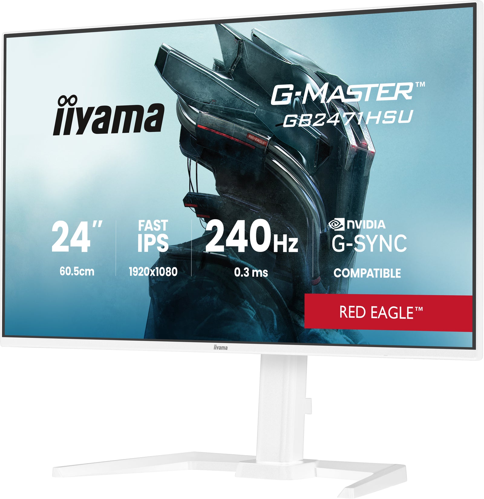 iiyama G-Master GB2471HSU-W1 24" 240Hz 0.3ms Full HD Gaming Monitor Gaming Monitor iiyama