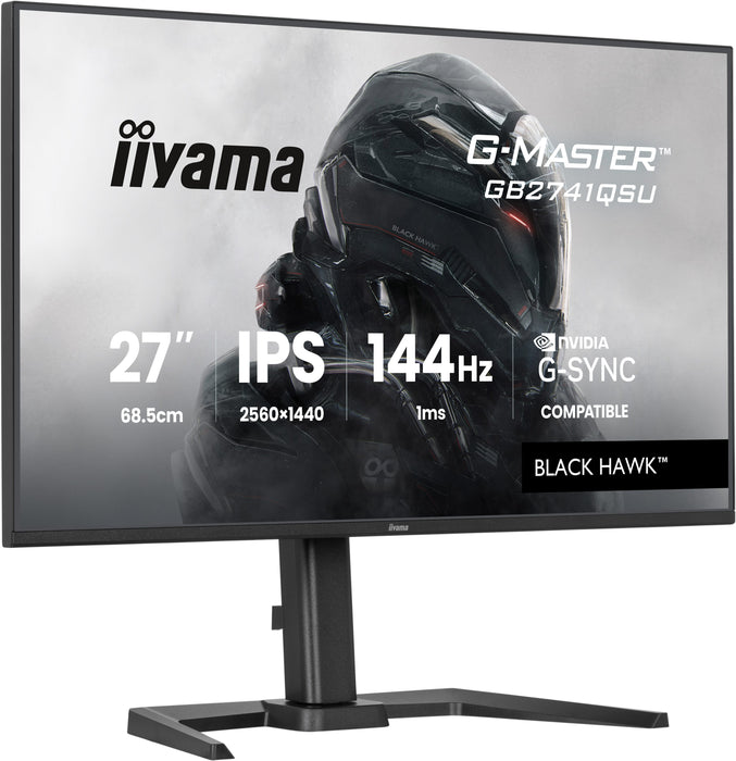 iiyama G-Master GB2741QSU-B1 27" 144Hz 1ms QHD Gaming Monitor Gaming Monitor iiyama