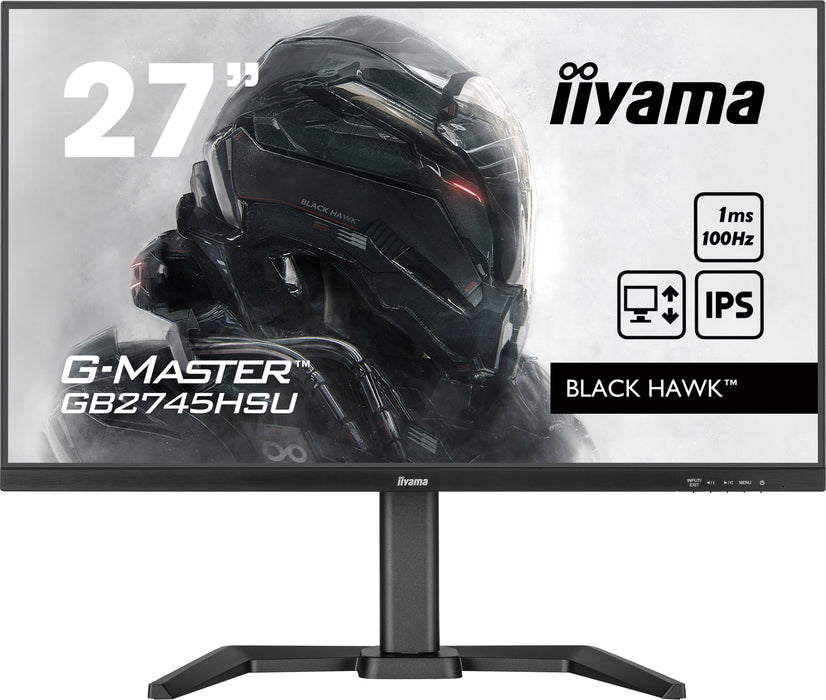 iiyama G-Master GB2745HSU-B1 27" 100Hz 1ms IPS Full HD Desktop Monitor