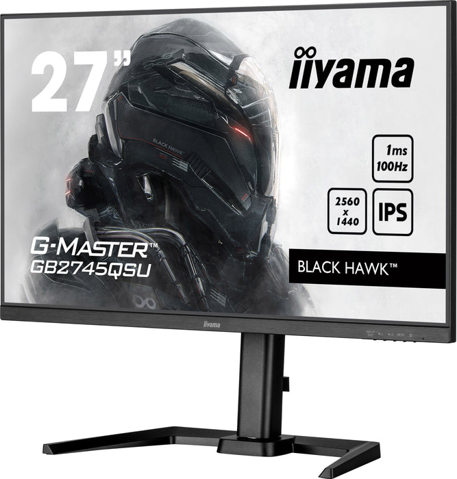 iiyama ProLite GB2745QSU-B1 27" 100Hz 1ms QHD Desktop Monitor