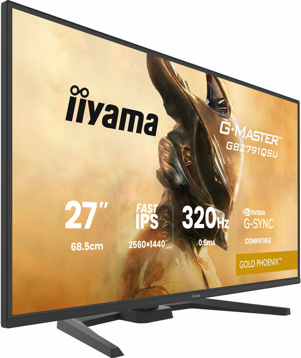 iiyama G-Master GB2791QSU-B1 27" 320Hz 0.6ms WQHD Gaming Monitor Gaming Monitor iiyama