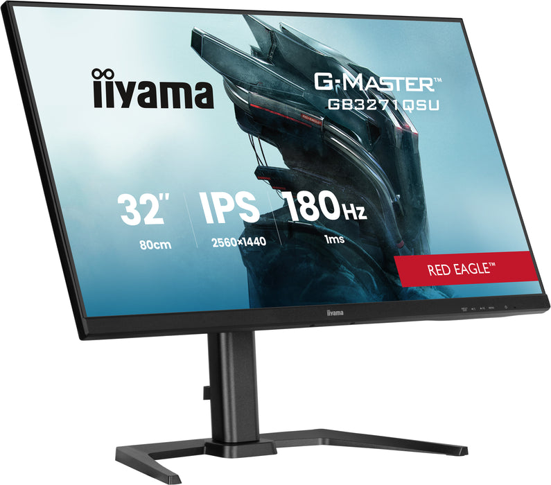 iiyama G-Master GB3271QSU-B2 31.5" 180Hz QHD Gaming Monitor iiyama Desktop Monitors iiyama