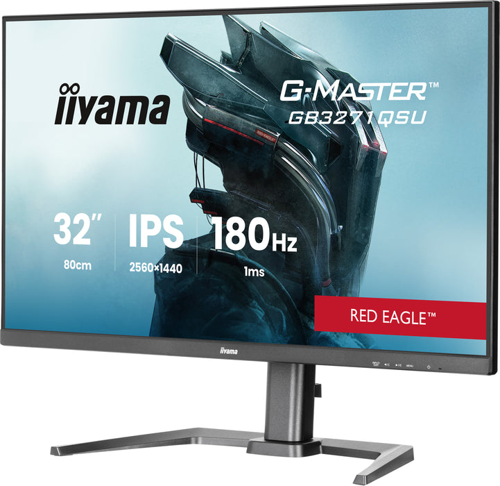 iiyama G-Master GB3271QSU-B2 31.5" 180Hz QHD Gaming Monitor iiyama Desktop Monitors iiyama