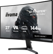iiyama G-Master GC2781HSU-B1 27" 144Hz 1ms Full HD Curved Gaming Monitor Gaming Monitor iiyama