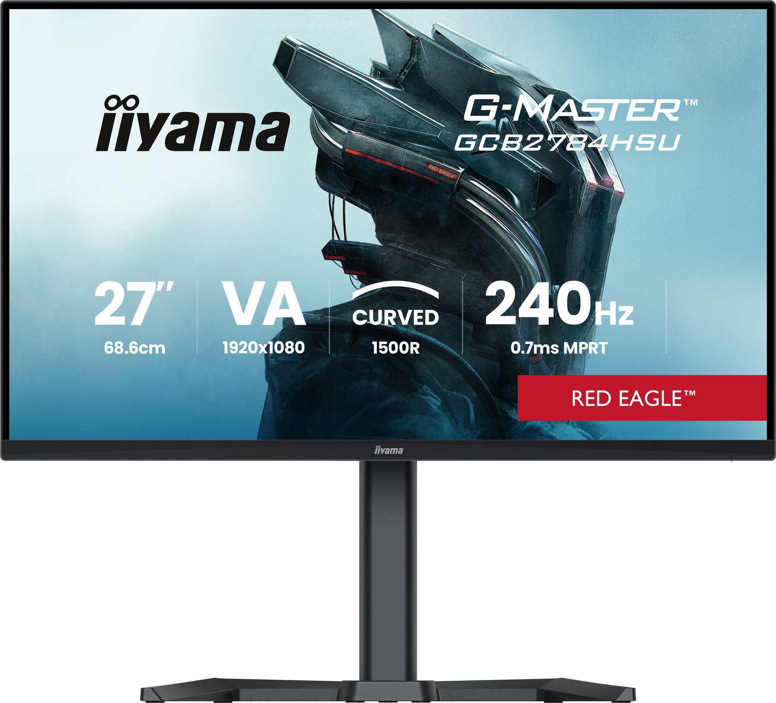 iiyama G-Master GCB2784HSU-B1 27" 0.7ms 240Hz Full HD Curved Gaming Monitor Gaming Monitor iiyama