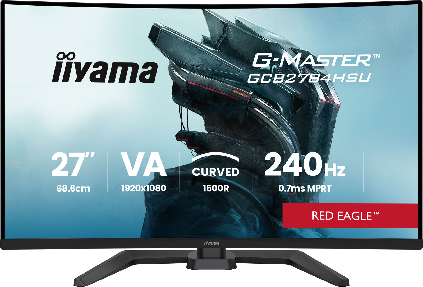 iiyama G-Master GCB2784HSU-B1 27" 0.7ms 240Hz Full HD Curved Gaming Monitor Gaming Monitor iiyama