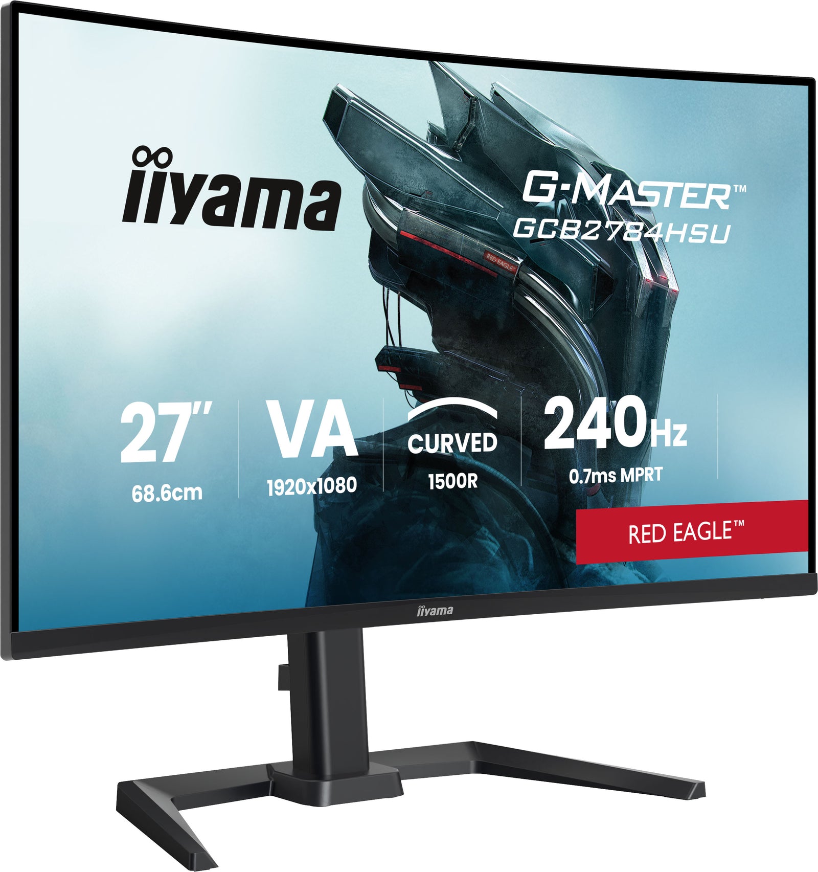 iiyama G-Master GCB2784HSU-B1 27" 0.7ms 240Hz Full HD Curved Gaming Monitor Gaming Monitor iiyama