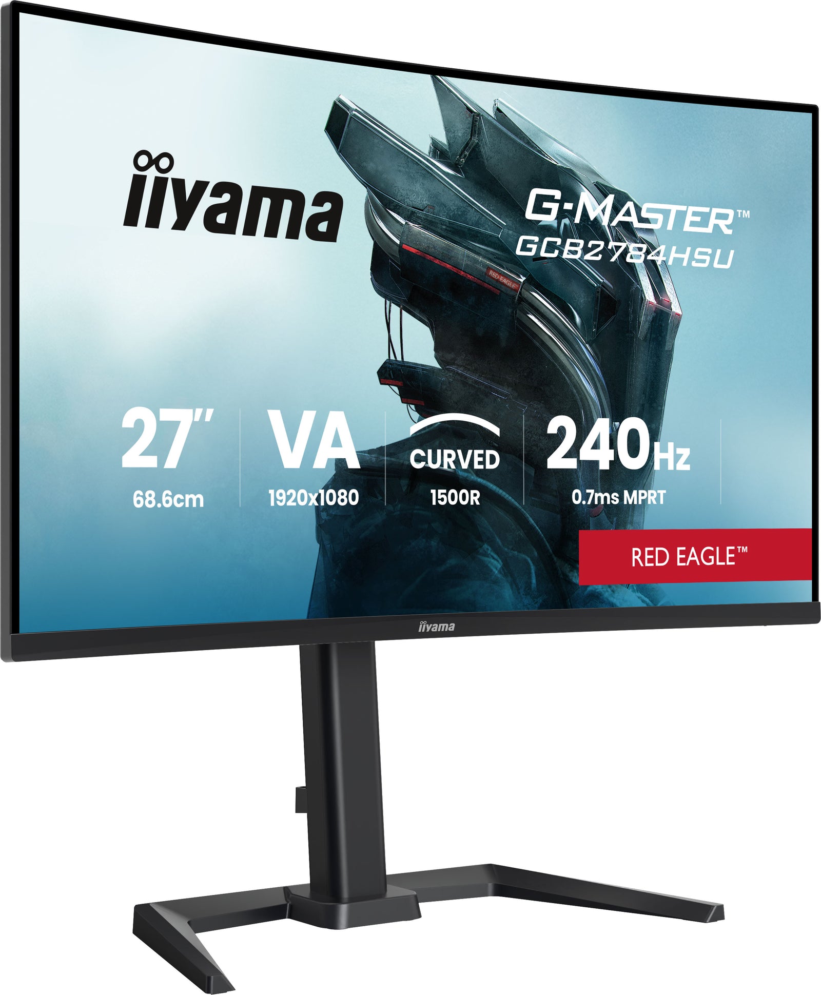 iiyama G-Master GCB2784HSU-B1 27" 0.7ms 240Hz Full HD Curved Gaming Monitor Gaming Monitor iiyama