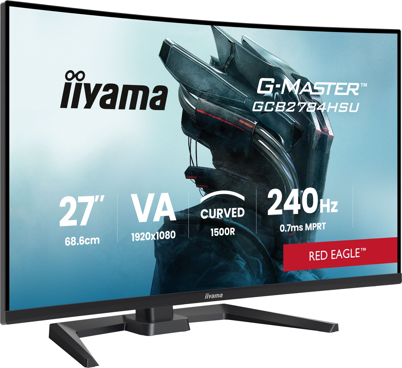 iiyama G-Master GCB2784HSU-B1 27" 0.7ms 240Hz Full HD Curved Gaming Monitor Gaming Monitor iiyama