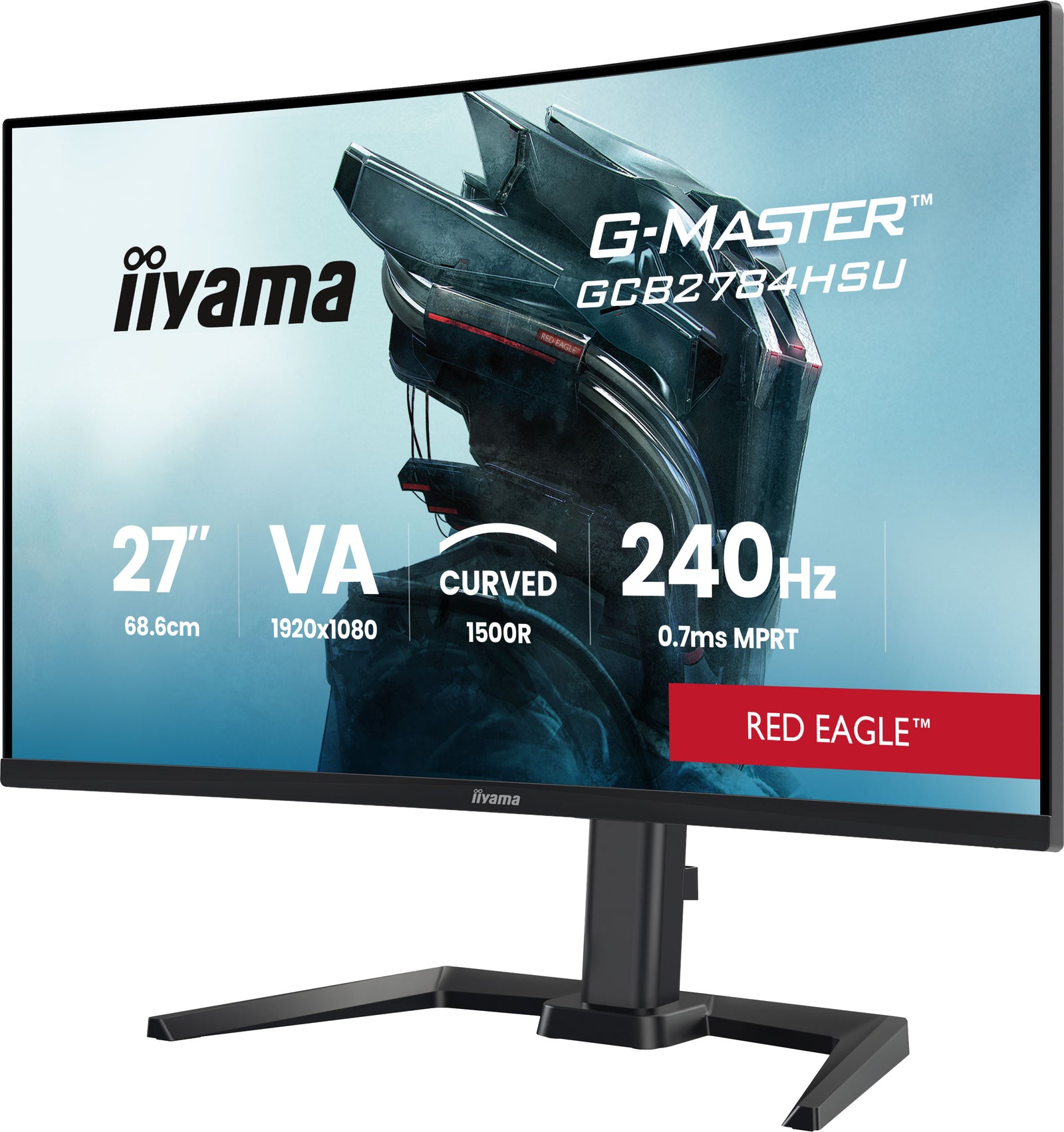 iiyama G-Master GCB2784HSU-B1 27" 0.7ms 240Hz Full HD Curved Gaming Monitor Gaming Monitor iiyama