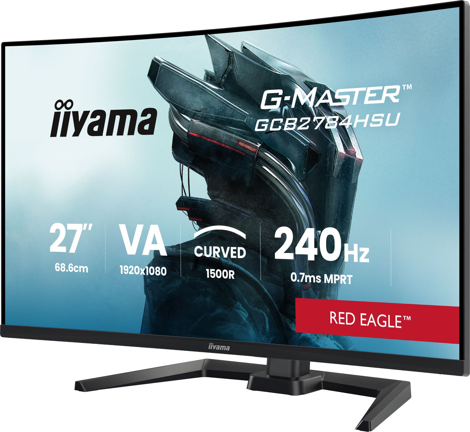 iiyama G-Master GCB2784HSU-B1 27" 0.7ms 240Hz Full HD Curved Gaming Monitor Gaming Monitor iiyama