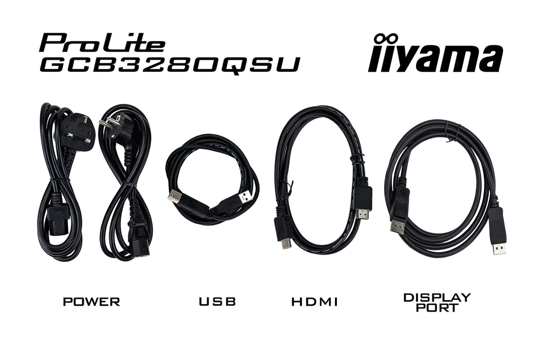 iiyama G-Master GCB3280QSU-B2 32" 180Hz 0.2ms QHD Curved Gaming Monitor Gaming Monitor iiyama