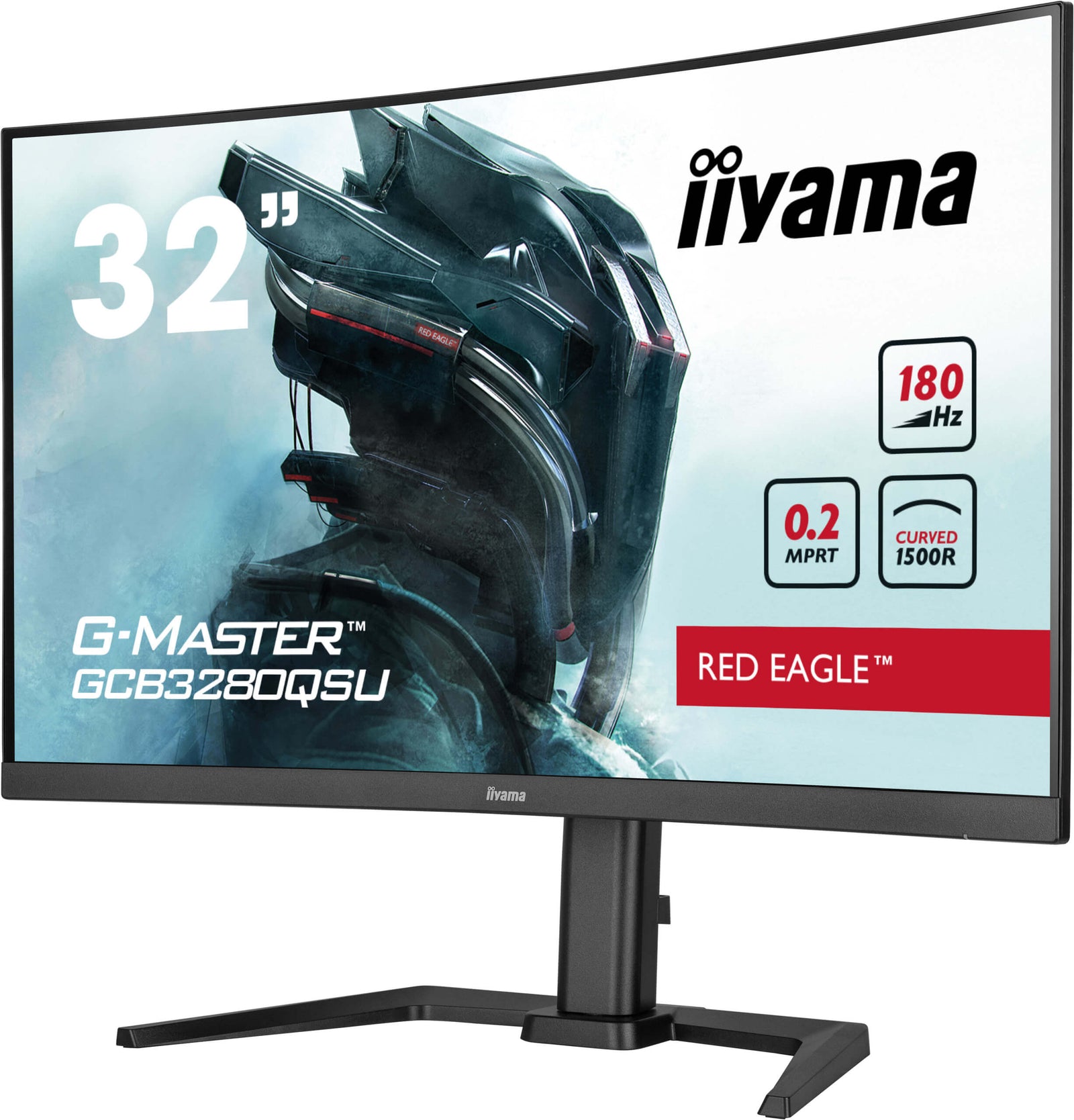 iiyama G-Master GCB3280QSU-B2 32" 180Hz 0.2ms QHD Curved Gaming Monitor Gaming Monitor iiyama