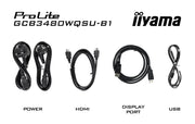 iiyama G-MASTER GCB3480WQSU-B1 34" UWQHD 180Hz Gaming Monitor Gaming Monitor iiyama