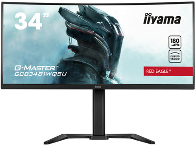 iiyama G-Master GCB3481WQSU-B1 34" 180Hz 0.3ms UWQHD Desktop Monitor iiyama Desktop Monitors iiyama