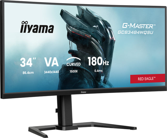 iiyama G-Master GCB3484WQSU-B1 34" 0.4ms 180Hz UWQHD Gaming Monitor Gaming Monitor iiyama
