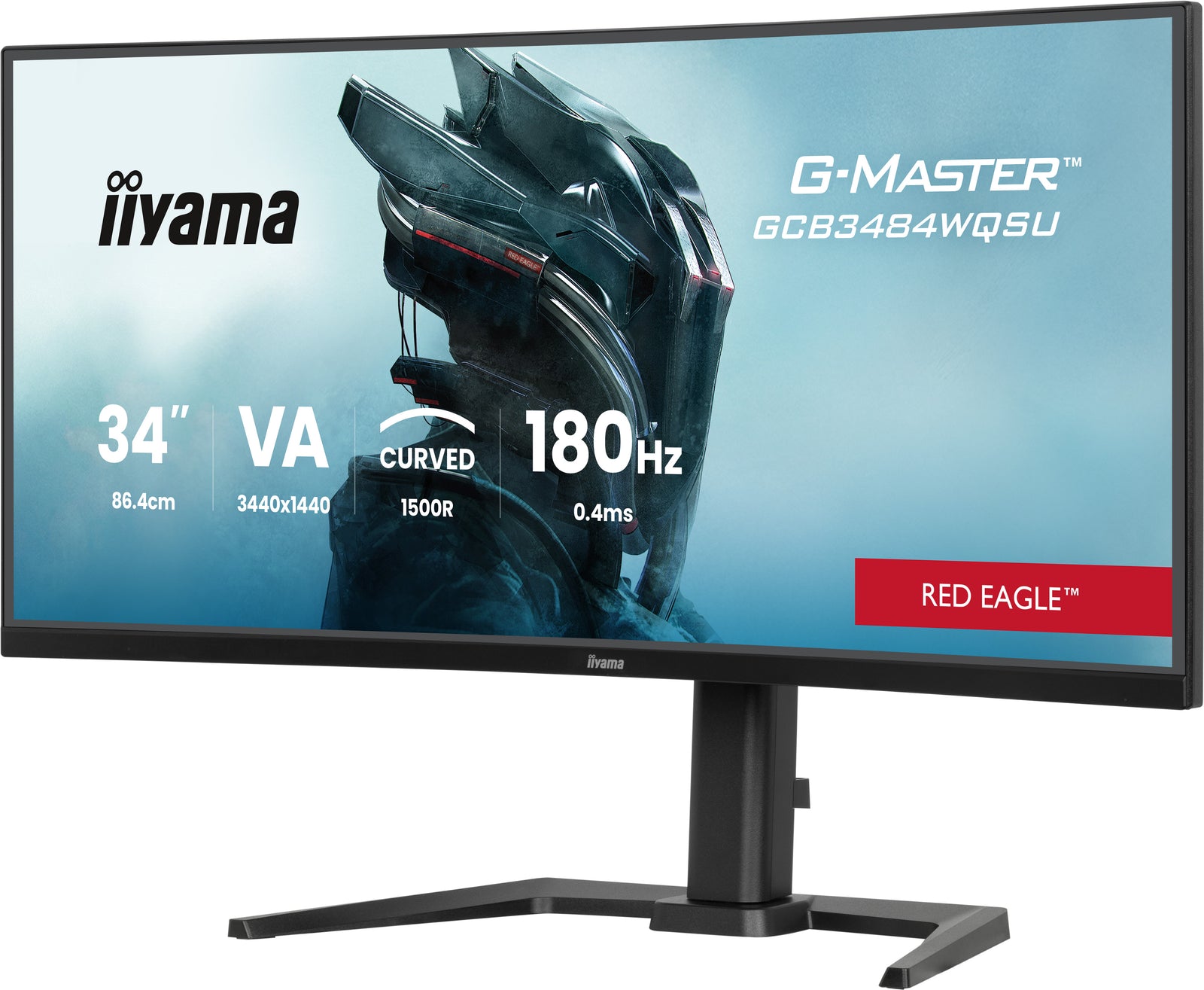 iiyama G-Master GCB3484WQSU-B1 34" 0.4ms 180Hz UWQHD Gaming Monitor Gaming Monitor iiyama